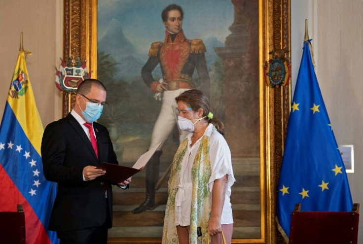 Venezuela's Foreign Minister presented EU Ambassador Isabel Brilhante Pedrosa with a letter declaring her 'persona non grata' and giving her 72 hours to leave the country