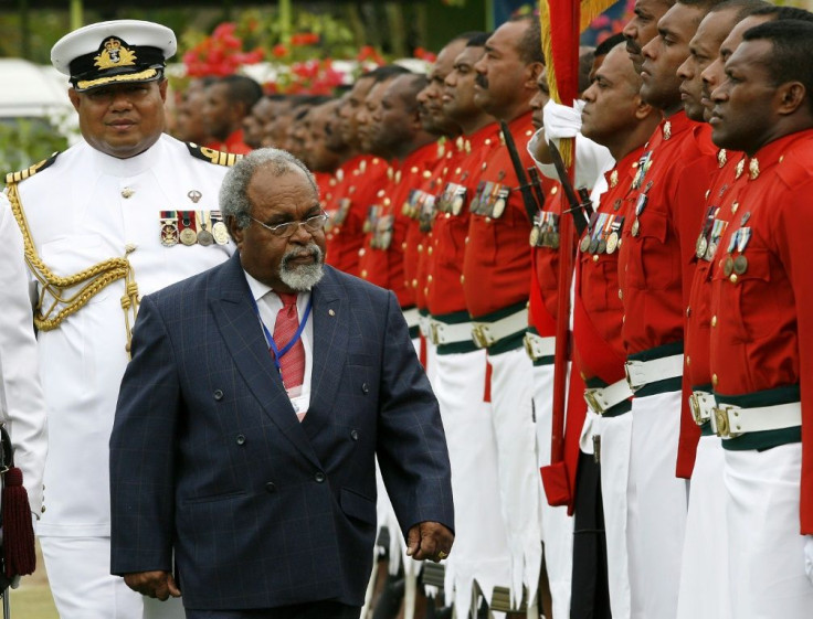 The late Sir Michael Somare - here on a 2006 visit to Fiji - was known across Papua New Guinea simply as "The Chief"