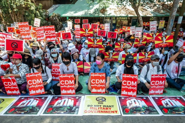 There has been outrage across Myanmar over the military coup earlier this month