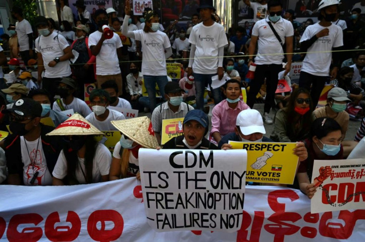 Myanmar's civil servants are refusing to work for the military junta, as a civil disobedience movement gains momentum