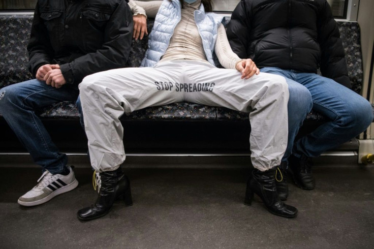 Feminist activists in Berlin are on a mission to stamp out manspreading through their 'Riot Pant Project'