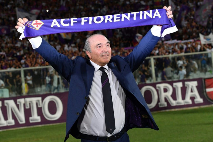 Fiorentina owner Rocco Commisso before a match against Napoli in August 2019.