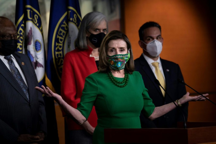 US lawmakers including House Speaker Nancy Pelosi are considering a $1.9 trillion Covid relief package, but the plan hit a snag when a Senate official ruled that a minimum wage hike to $15 an hour, a Democratic priority, can not be included