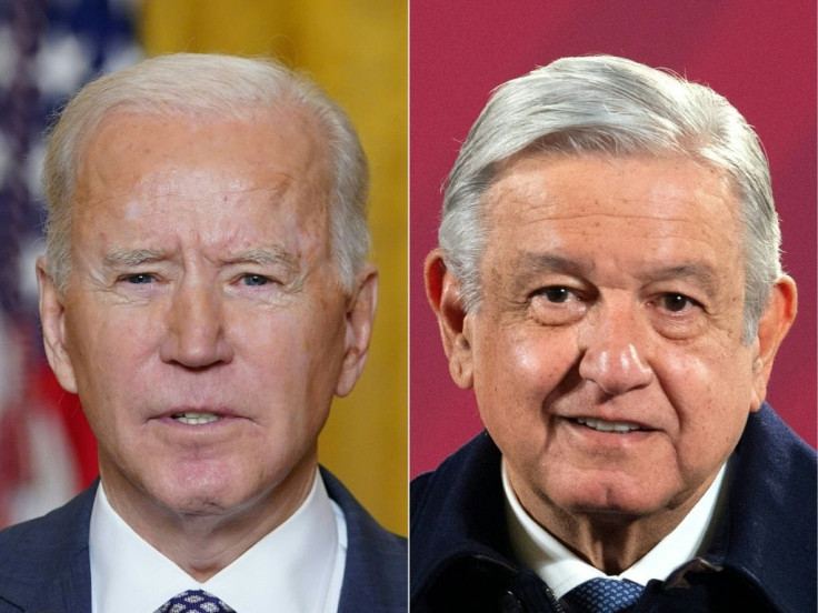 US President Joe Biden (left) and his Mexican counterpart Andres Manuel Lopez Obrador are due to hold a virtual meeting on March 1, 2021
