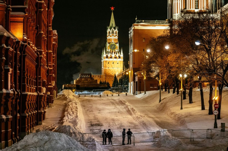 Russian security forces blocked off parts of Moscow to thwart protests by Navalny's supporters