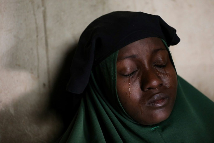 'My anguish is crushing me,' Humaira Mustapha told AFP