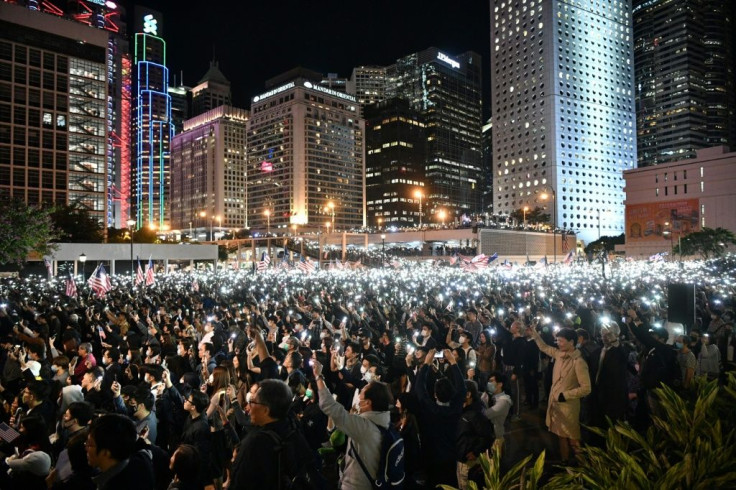 Huge and often violent democracy rallies convulsed Hong Kong for months in 2019