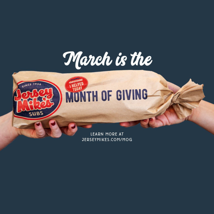 Jersey Mike's Subs Month of Giving
