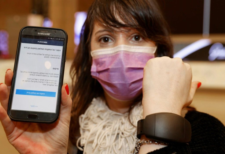 Israel has launched electronic bracelets allowing wearers to quarantine at home -- and authorities to track their movements