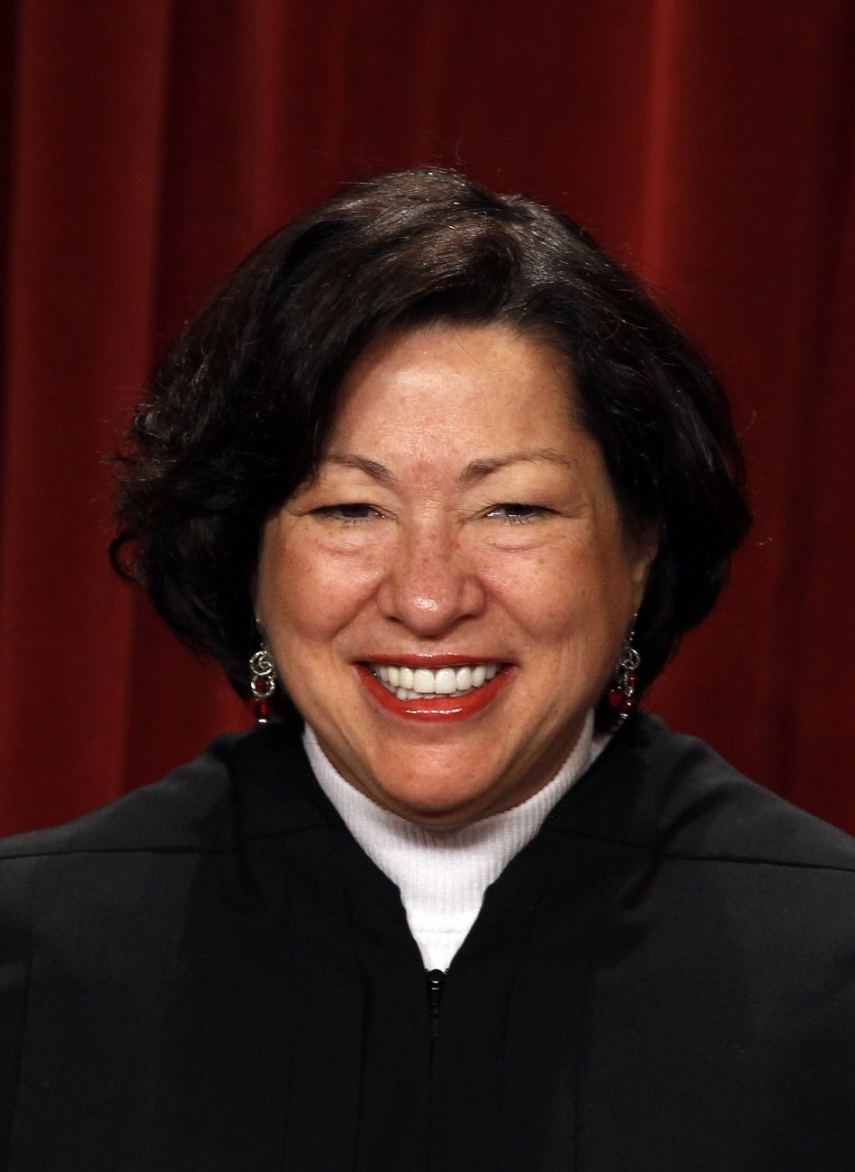 U.S. Supreme Court Associate Justice Sonia Sotomayo