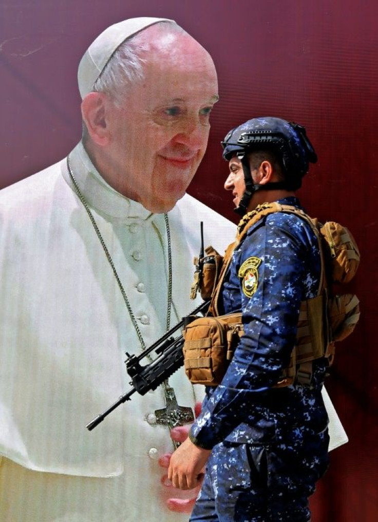 Francis will cover more than 1,645 kilometres (over 1,000 miles) by plane and helicopter, flying directly over areas that recently saw fighting against jihadist sleeper cells