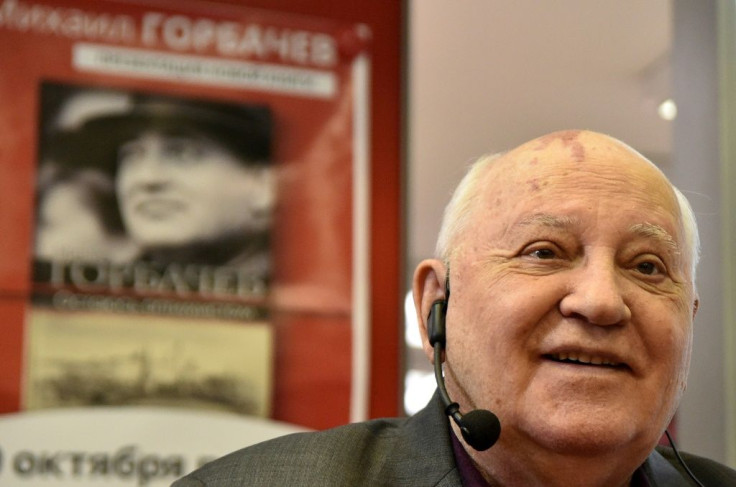 A spokesman said Gorbachev, seen here in 2017, had received a "heap" of birthday messages from around the world