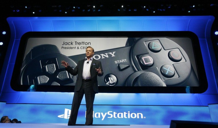 ack Tretton, President and Chief Executive Officer of Sony Computer Entertainment of America (SCEA), speaks at a media briefing during the Electronic Entertainment Expo (E3)