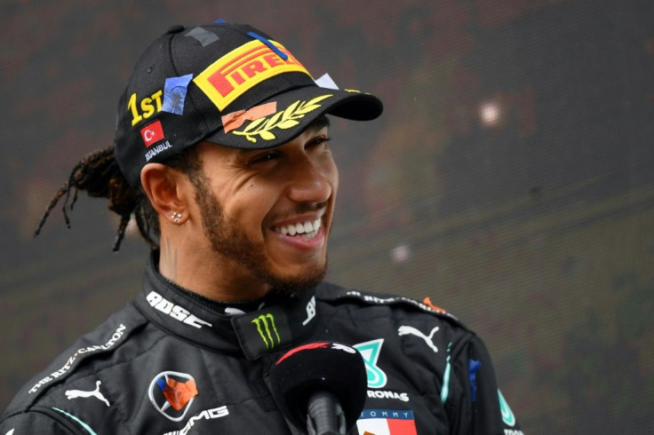 Lewis Hamilton, pictured in November 2020, is aiming to win an eighth world title to overtake Michael Schumacher