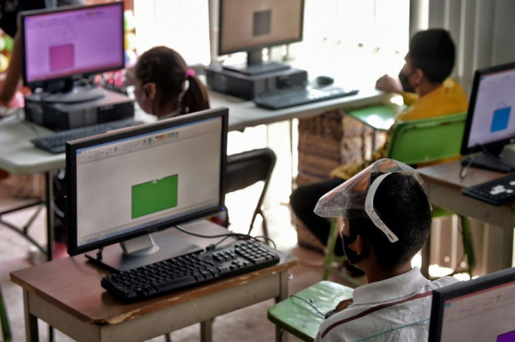 Some of the students had never used a computer before the pandemic struck