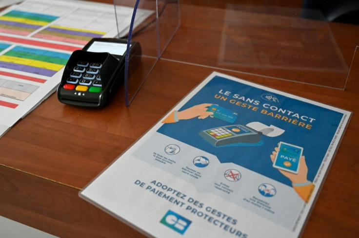 The Covid-19 pandemic pushed many places that deal with the public to switch to contactless payments, including the 'La conterie' public swimming pool in Chartres-de-Bretagne, a suburb of the French city of Rennes