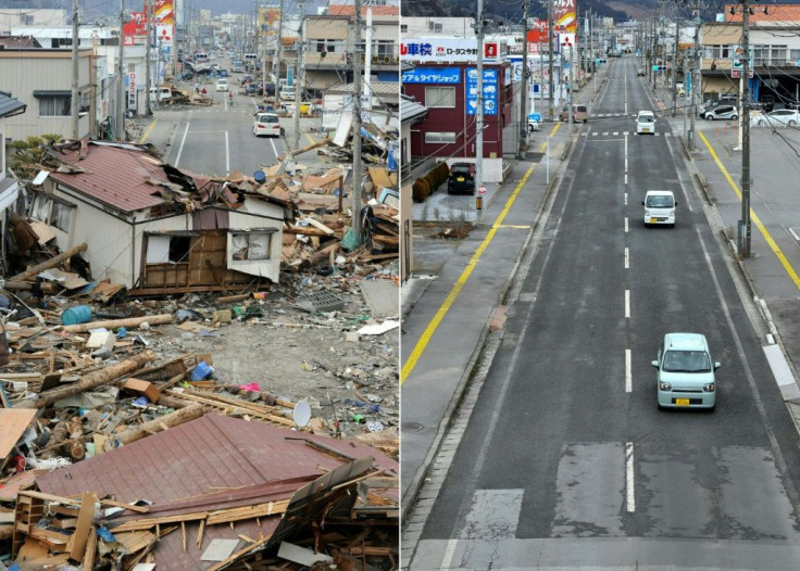 The quake triggered a tsunami wave that began arriving on Japan's coast around 30 minutes later