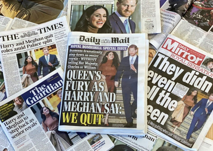 The split from the royal family has become increasingly acrimonious, but has been fodder for Britain's newspapers