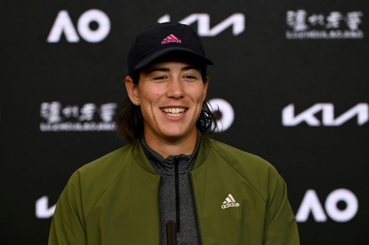 Spain's Garbine Muguruza at the Australian Open in Melbourne