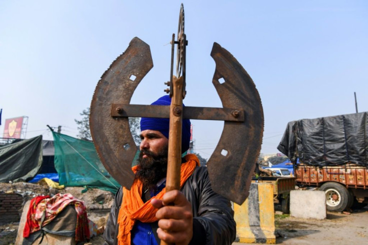 The Nihang are the self-appointed first line of defence in a showdown between farmers and Prime Minister Narendra Modi's government