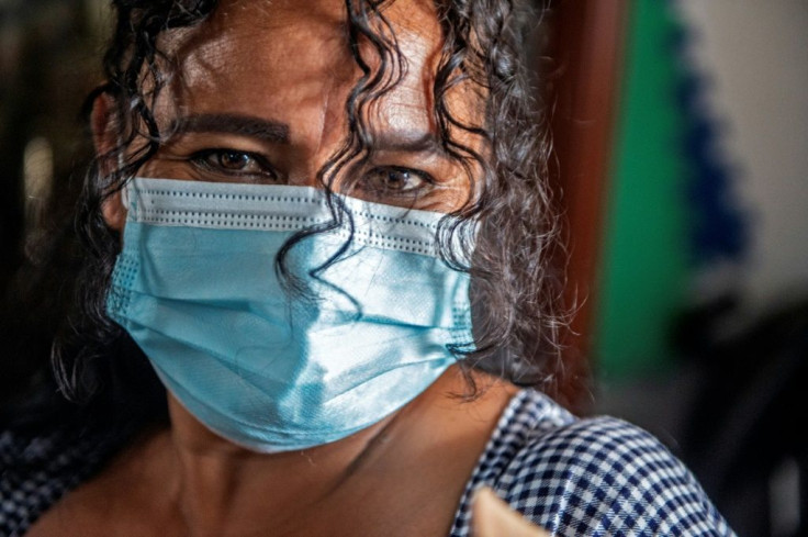 Nancy Sanchez, 48, poses for a picture at her home in Villa El Salvador, in the southern outskirts of Lima on March 03, 2021. She says she was sterilized without her consent after the birth of her last child