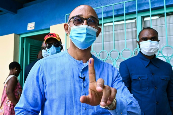 Michel Gbagbo, son of Ivory Coast's former president Laurent Gbagbo, called for the election to be calm and peaceful