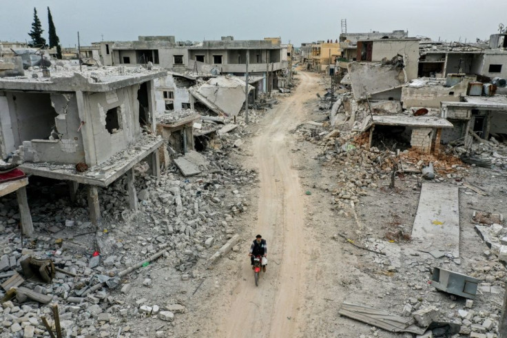Half of Syria's pre-war population of 22 million were forced to flee their homes by the conflict