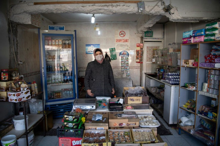 "How could I go back there?" asks Syrian grocer Ahd Al-Wali, 39, who fled Aleppo with her son