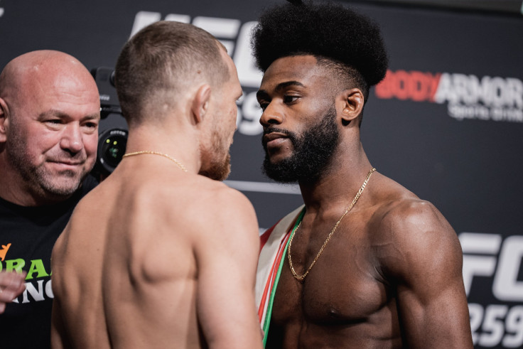 Aljamain Sterling (R) and Petr Yan have resumed their trash talk on social media