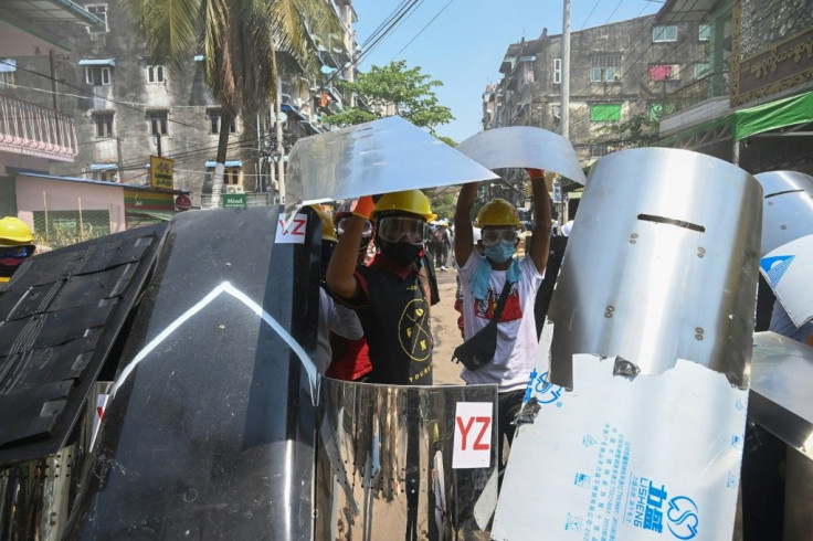 Myanmar has been shaken by anti-coup protests since the military ousted civilian leader Aung San Suu Kyi in February