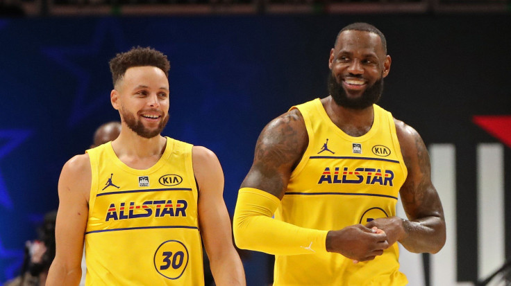 Steph Curry, LeBron James, NBA All-Star 2021