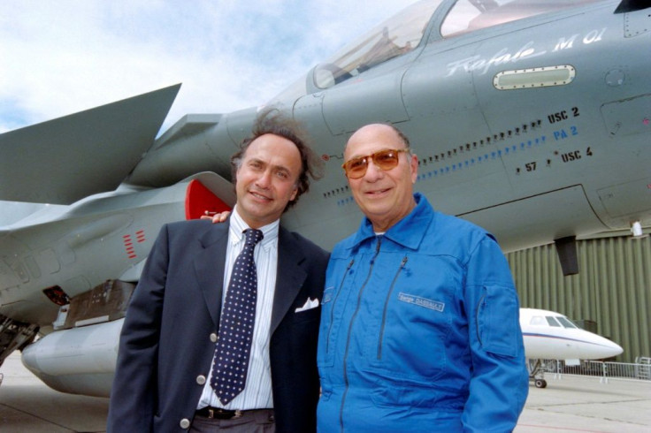 Olivier's (L) father Serge (R) had not named an heir to succeed him when he died in 2018 after suffering heart failure at his Paris office