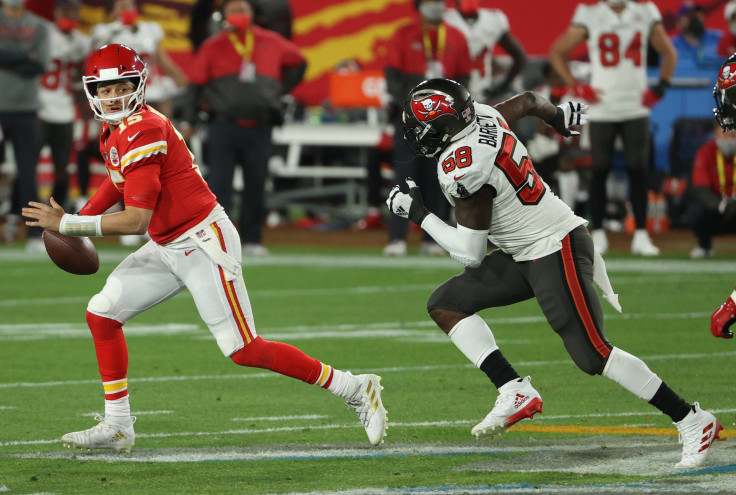 Shaq Barrett Patrick Mahomes Chiefs Buccaneers