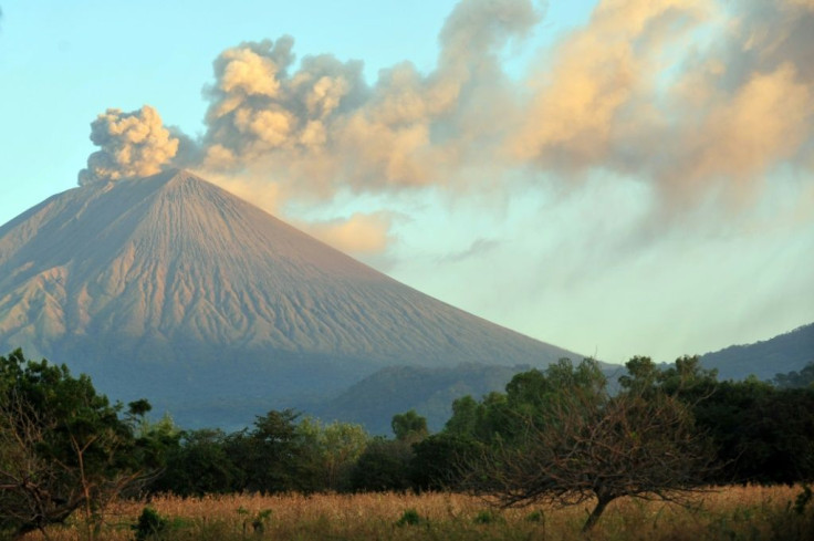 The San Cristobal volcano is seen from Chinandega in Nicaragua in 2012