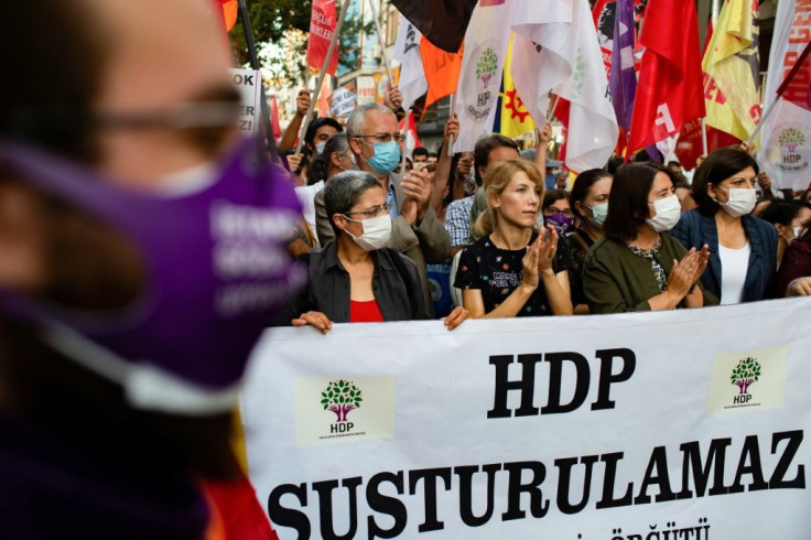 Recept Tayyip Erdogan portrays the HDP as a political front for militants and thousands of its members have been arrested, despite the party's rejection of the accusations