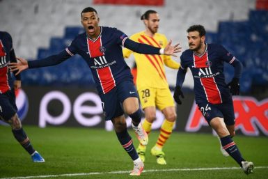 Kylian Mbappe followed up his first-leg hat-trick by scoring a spot-kick for PSG