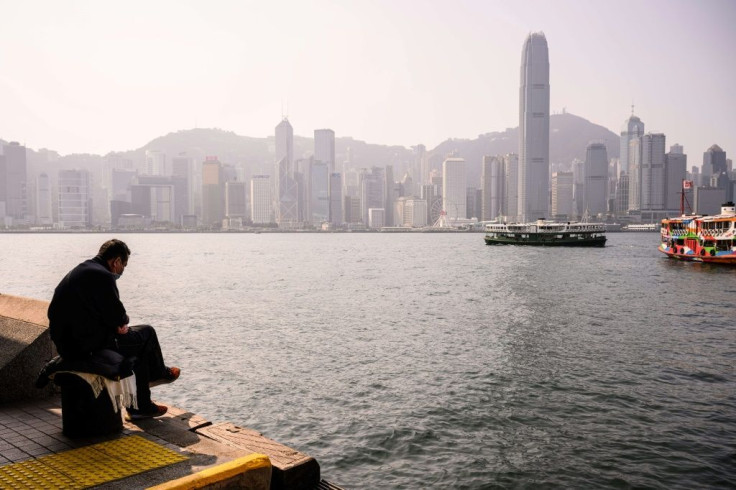 The cable would have connected California with Hong Kong, seen here