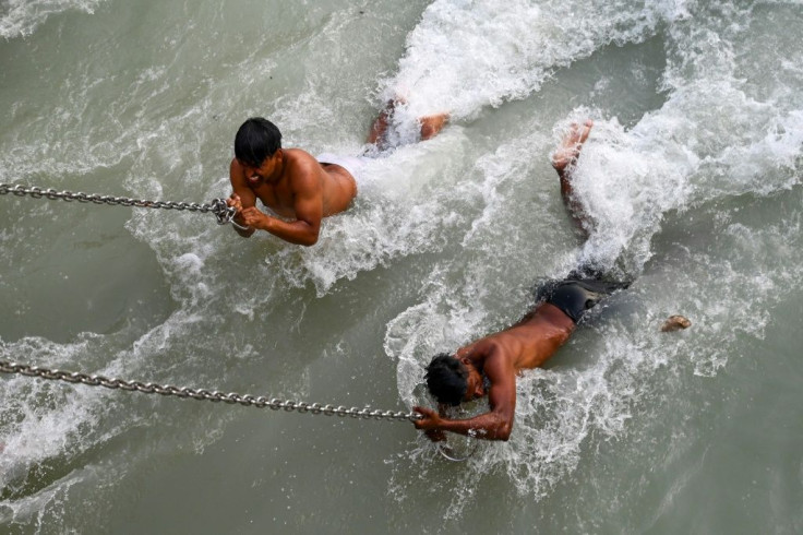 Hindus believe bathing in the Ganges will cleanse their sins and bring salvation