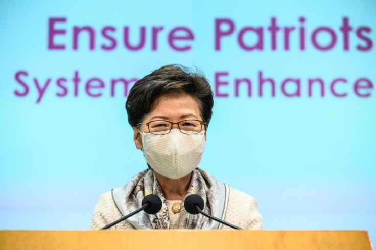 Carrie Lam was swift to applaud the plan to rewrite the electoral landscape of her city