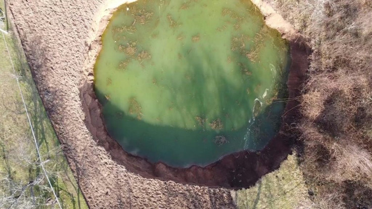 Huge sinkholes appear in Croatia after strong earthquake