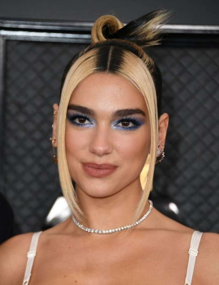 Dua Lipa, shown here at the Grammys in 2020, is among the show's top contenders this time out