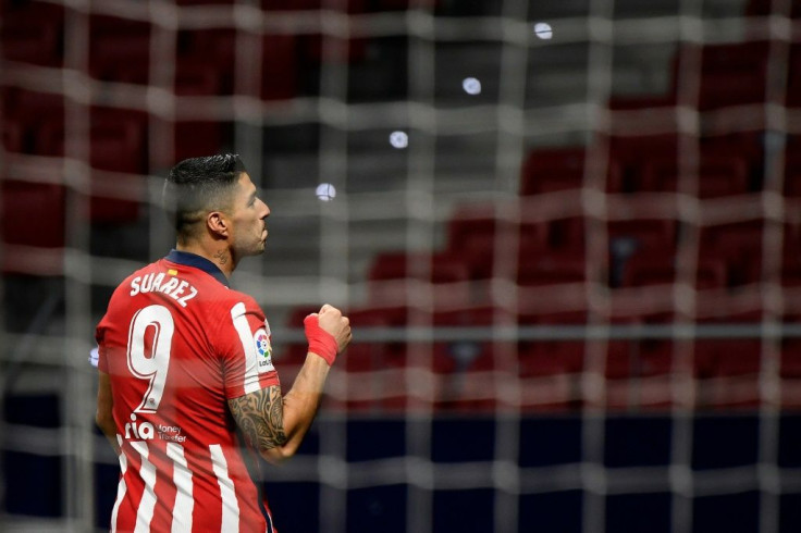 Luis Suarez has scored 18 goals in La Liga for Atletico this season, a total second only to Lionel Messi (19)