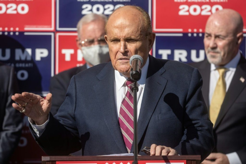 Rudy Giuliani is up for worst supporting actor, and worst screen combo, at the Razzies