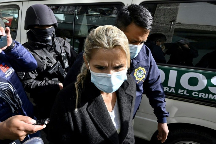 Anez claims political persecution is behind her arrest