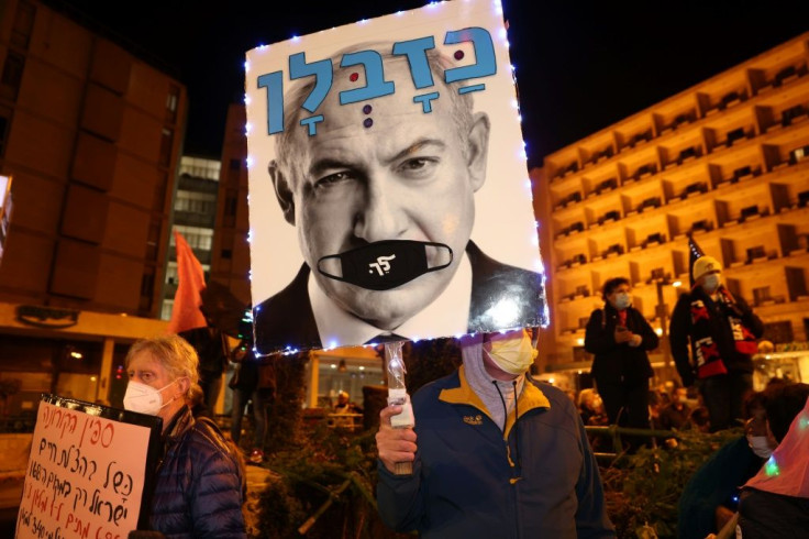 Regular protests have been held outside Netanyahu's official residence in Jerusalem