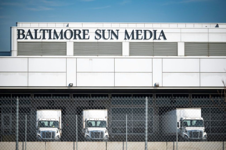 The Baltimore Sun has moved its newsroom to this headquarters building with its printing operations, but journalists have been working remotely during the pandemic