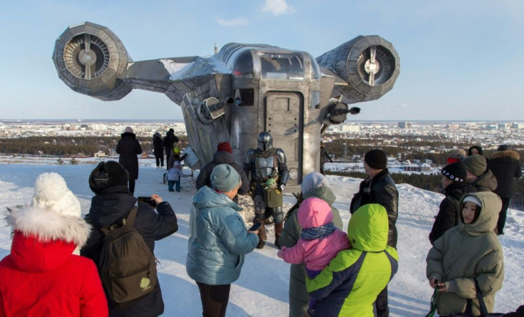 The makers sought to meticulously recreate the spacecraft's cockpit and the vessel even has a lowering ramp and a seat for Baby Yoda