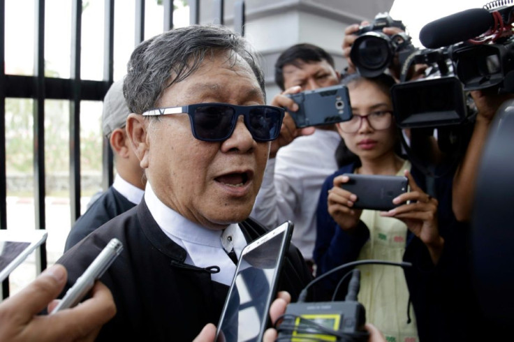 Lawyer Khin Maung Zaw has said the claims against his client were 'groundless'