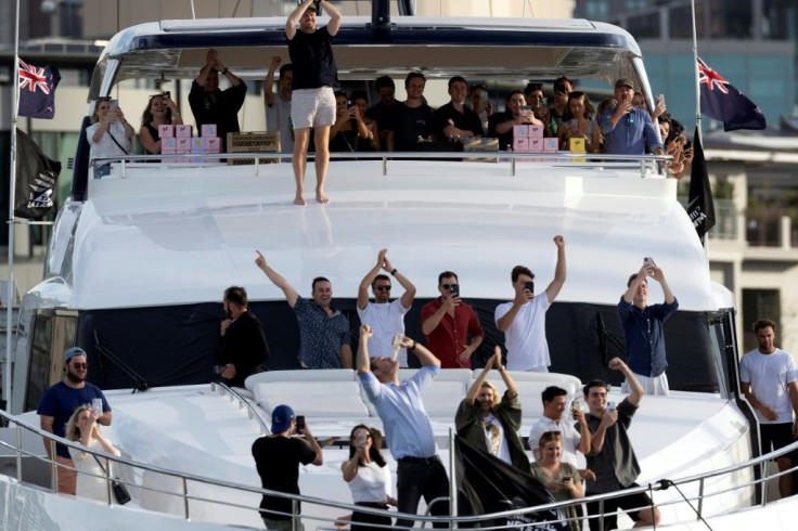 Large crowds gathered to watch the day's racing