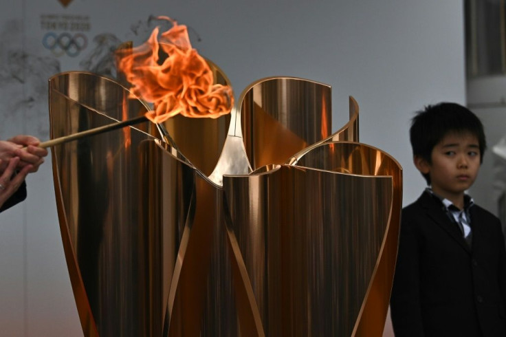 The Olympic flame arrived in Japan last year